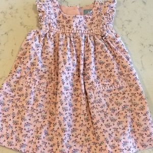 Baby GAP girl floral corduroy dress